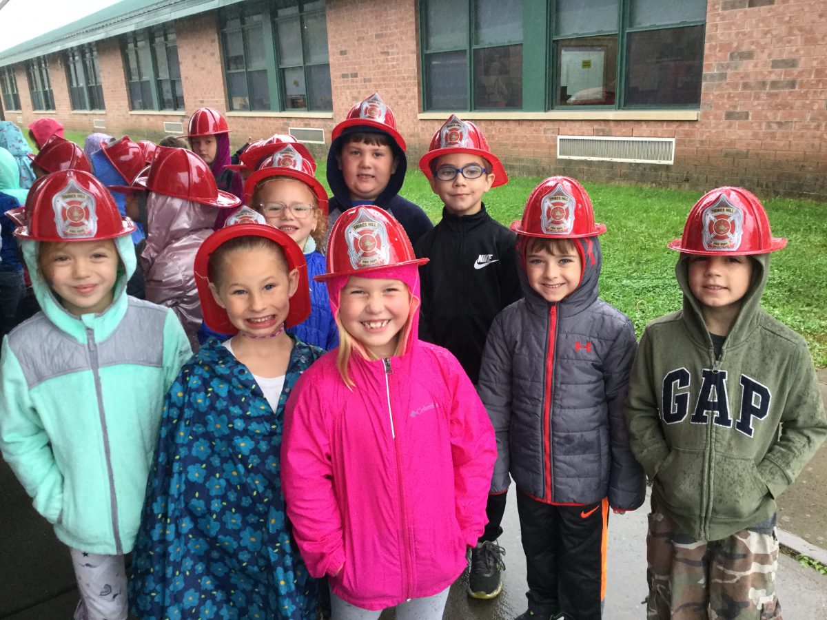 Departments teach fire prevention to elementary students