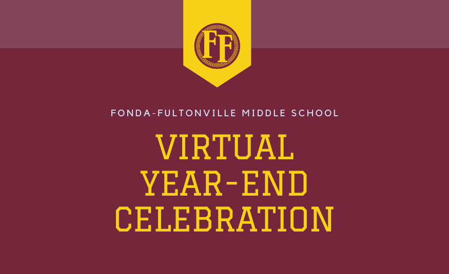 Middle school virtual year-end celebration & digital yearbook