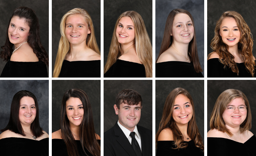 Top 10 graduates honored by the Board of Education