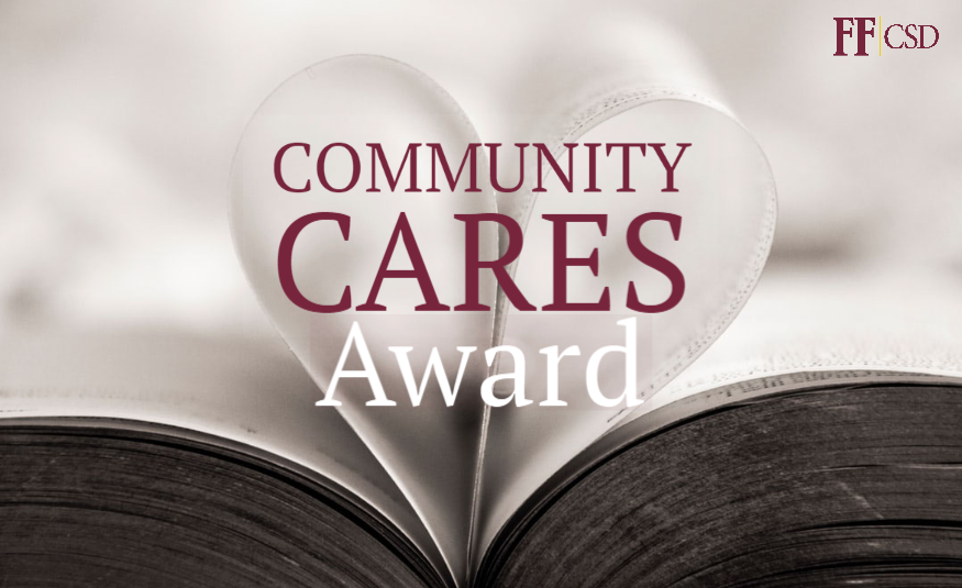 Nominate students & staff for a Community Cares Award