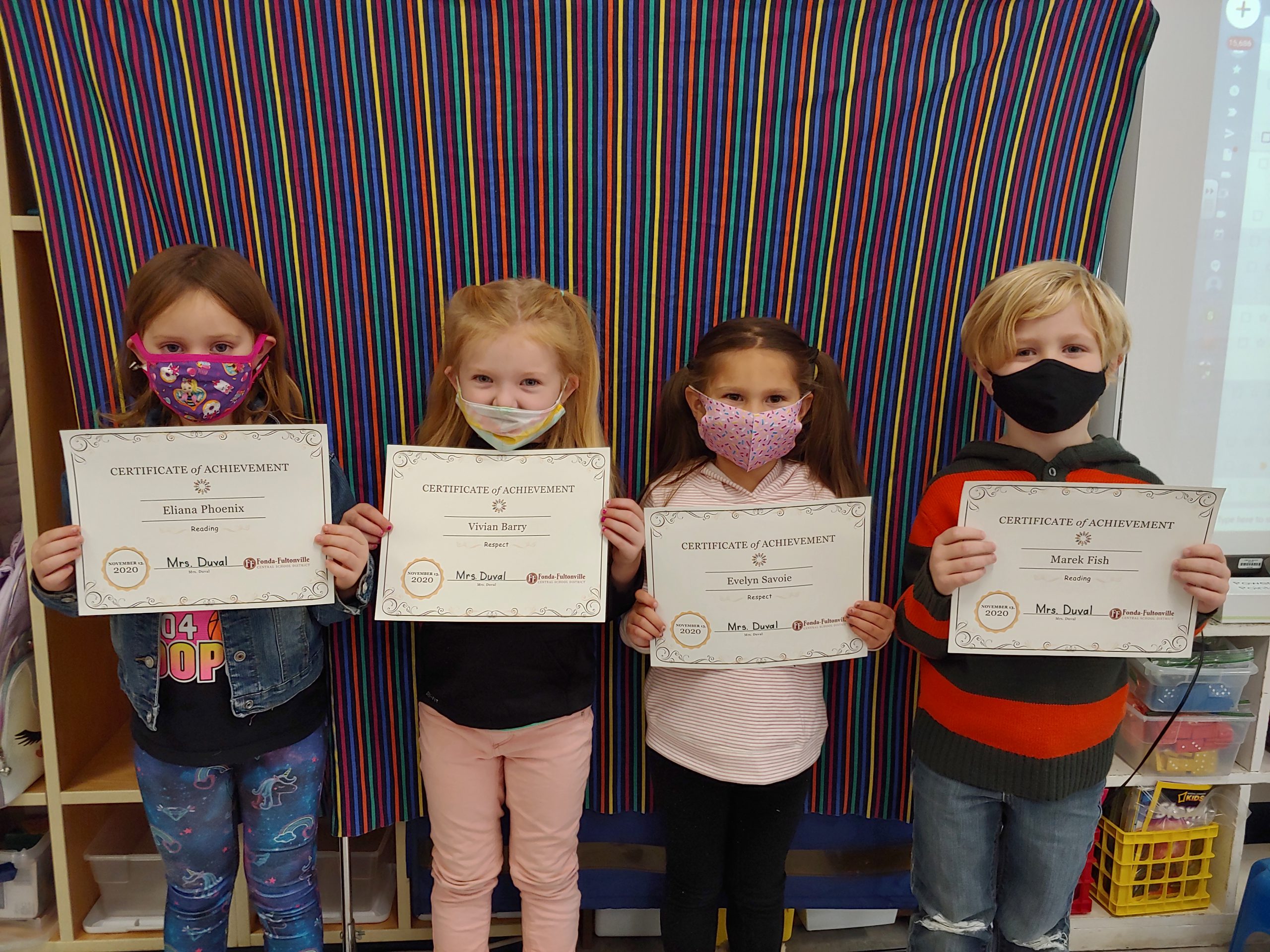 Elementary students recognized for academic excellence and exemplary
