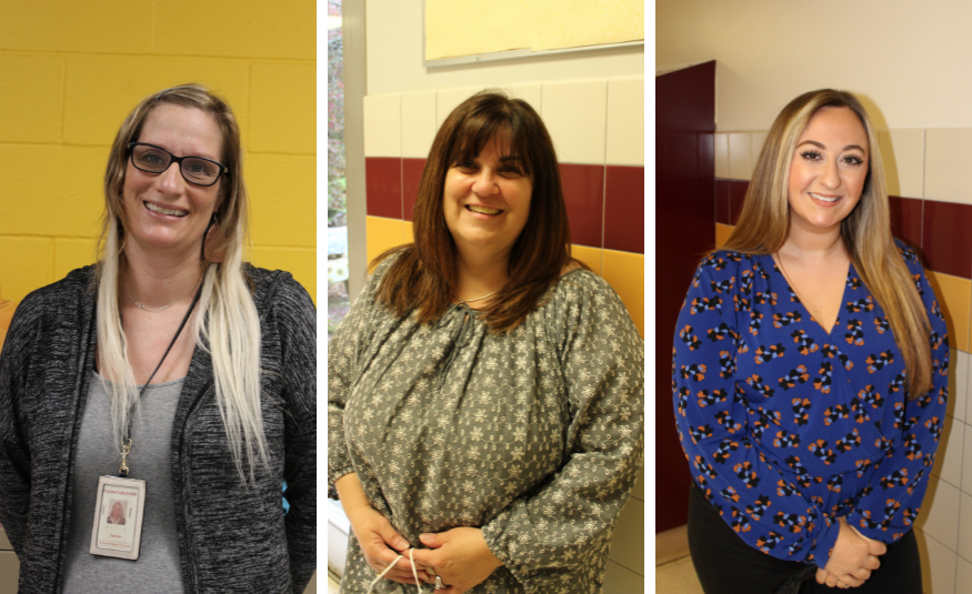 three photo collage of an elementary speech pathologist, a middle school teacher and a high school teacher