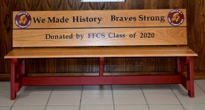 Bench donated by Class of 2020