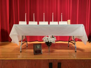 On Tuesday, November 30, thirty eighth grade students were inducted into the FFMS chapter of the National Junior Honor Society (NJHS).