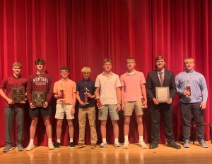 FFHS Boys' Outdoor Track team members at the FFCS High School Sports Awards on Monday, June 6.