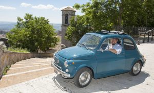 Mr. Farina cruising around his hometown of Campobasso, Italy.