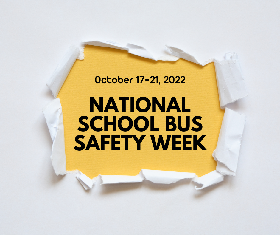 National School Bus Safety Week kicks-off with nationwide poster contest