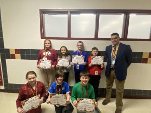 Character Education 5th Grade Recipients: Lucas Carpenter, Sigurd Chenaille-Olsen,Joseph Ciaccio,Kaylee Flynn,Ella Gallough,Ellie Moore, Santino Rossi.