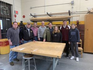 Fonda-Fultonville Lions Club members visited the technology department to see how their recent contribution is impacting today’s Fonda-Fultonville High School students.