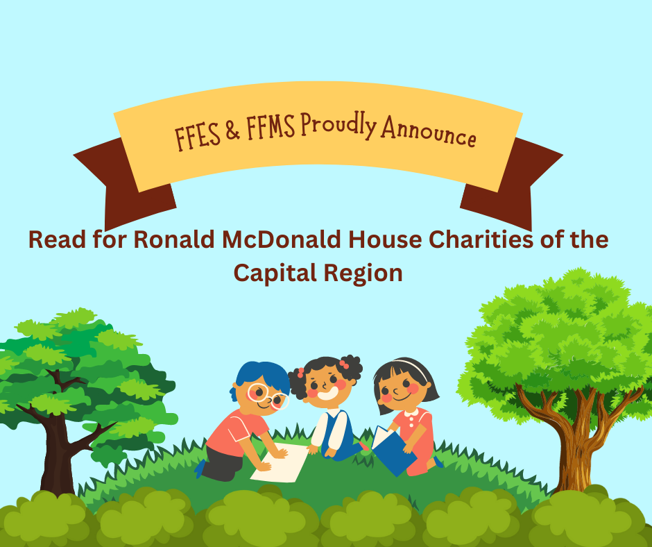 FFES and FFMS to participate in Read for Ronald McDonald House Charities of the Capital Region