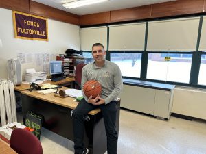 Fonda-Fultonville varsity boys’ basketball coach, teacher, and Athletic Director Eric Wilson secured his 300th career win as a coach in Section II athletics.