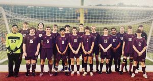 2025 Fonda-Fultonville boys' varsity soccer team.