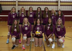 2025 Fonda-Fultonville girls' volleyball team.