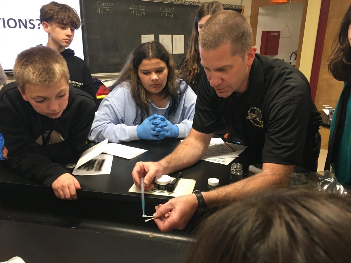 Inaugural “Career Day” a big hit for middle schoolers