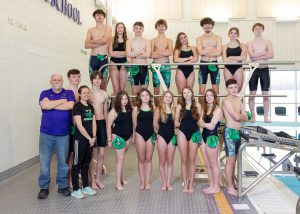 2025-26 Fonda-Johnstown Swimming & Diving team.
