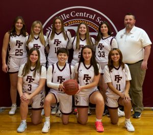 2025-26 girls' varsity basketball team.