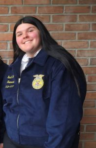 FFCS FFA member Sarah Horton.